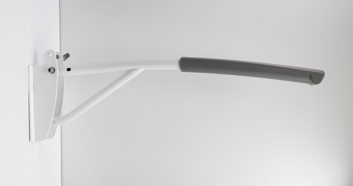 JMS-Tuote ELITE-WC-tukikaide 700/750mm, seinäkiinnikkeinen antibakteerinen