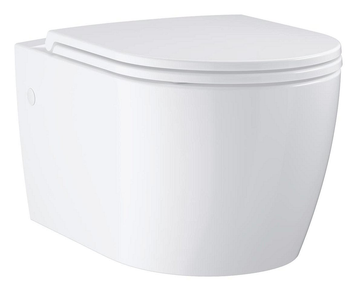 GROHE Bau WC-istuin seinään 540 rimless valkoinen vaimennettu istuinkansi