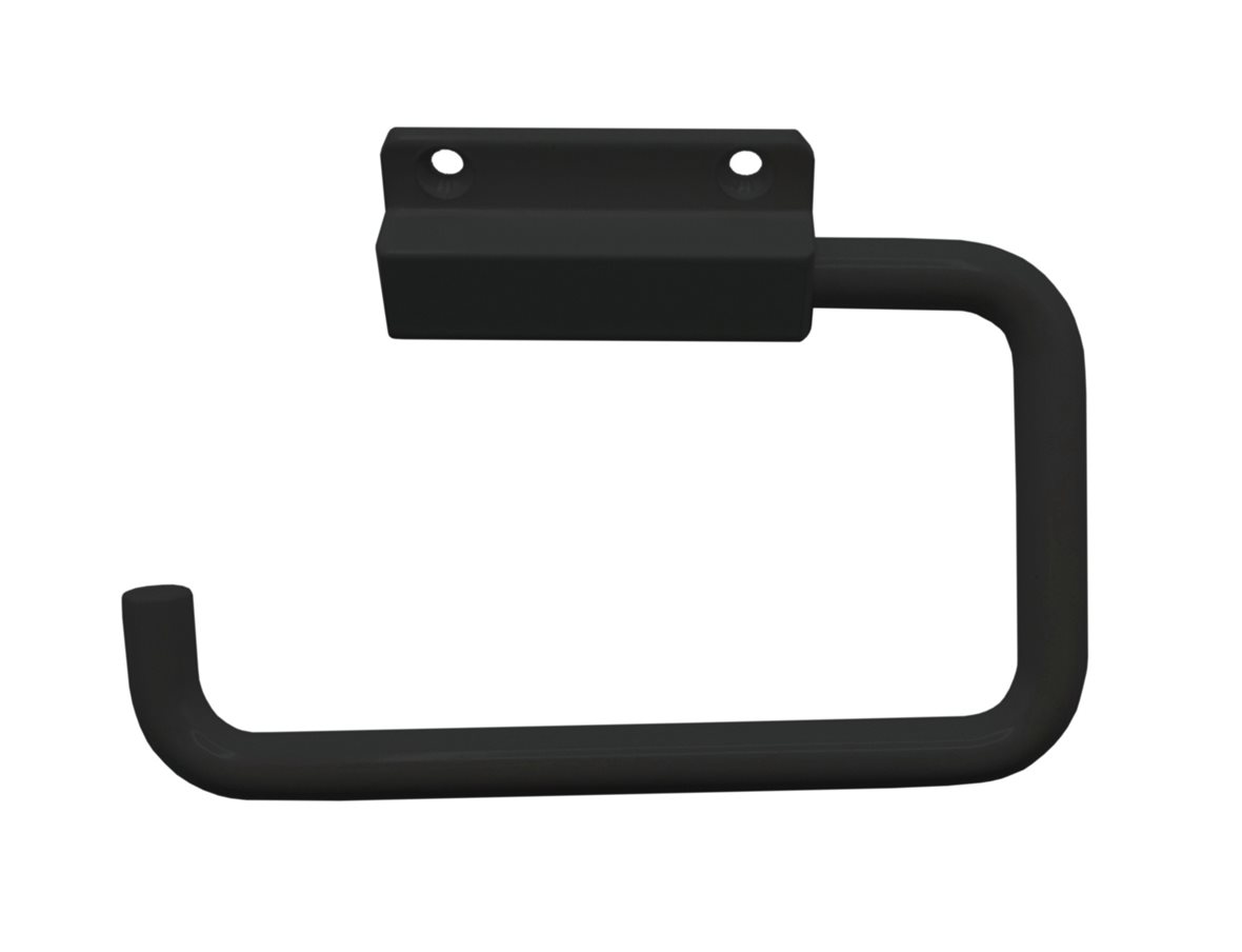 Liikkuva+ wc-paperiteline 14x8x1 cm musta