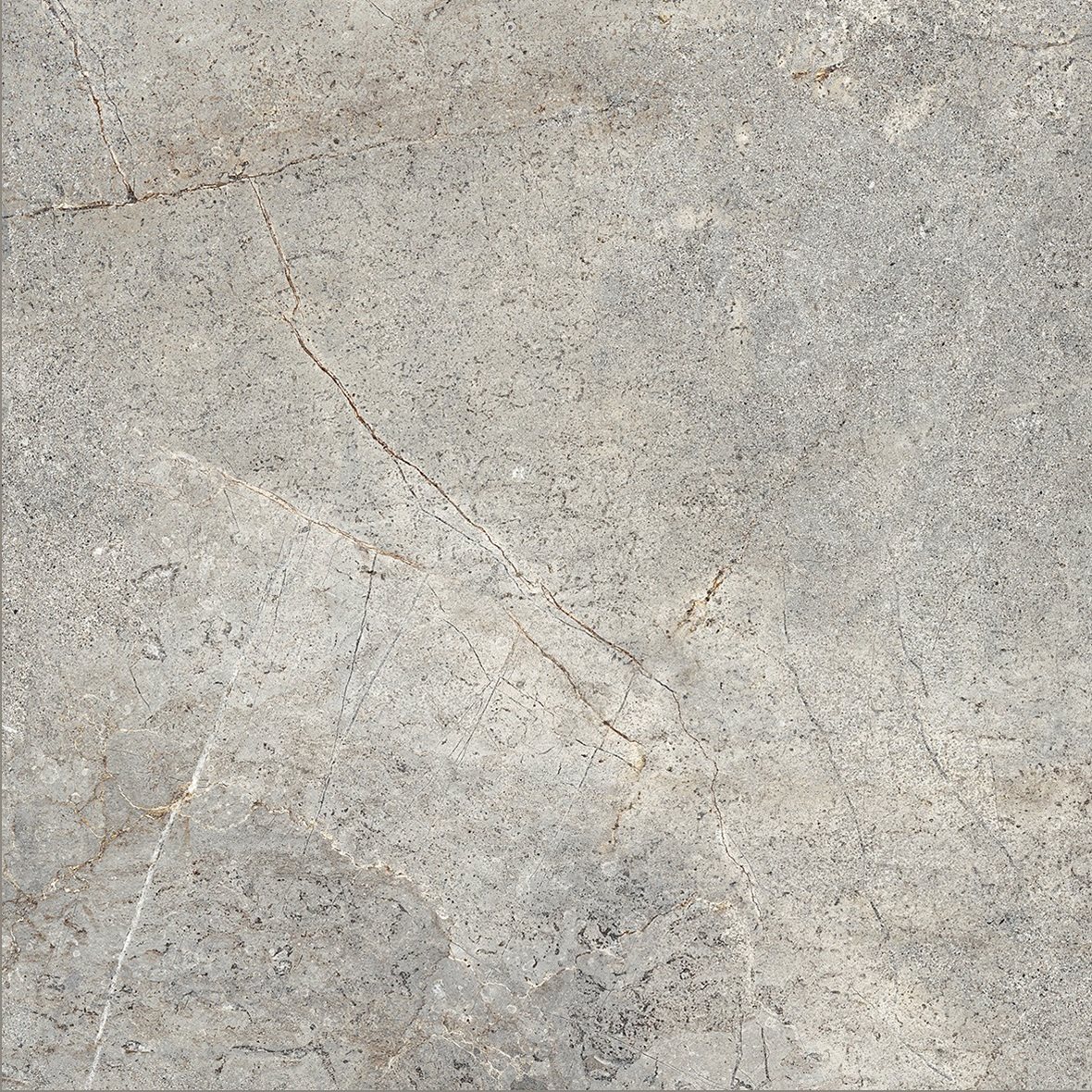 LPC Stone Soul lasitettu porcelanato seinälaatta lattialaatta ulkolaatta 120X120 03 Grey tasapintainen matta keskitumma harmaa kivi