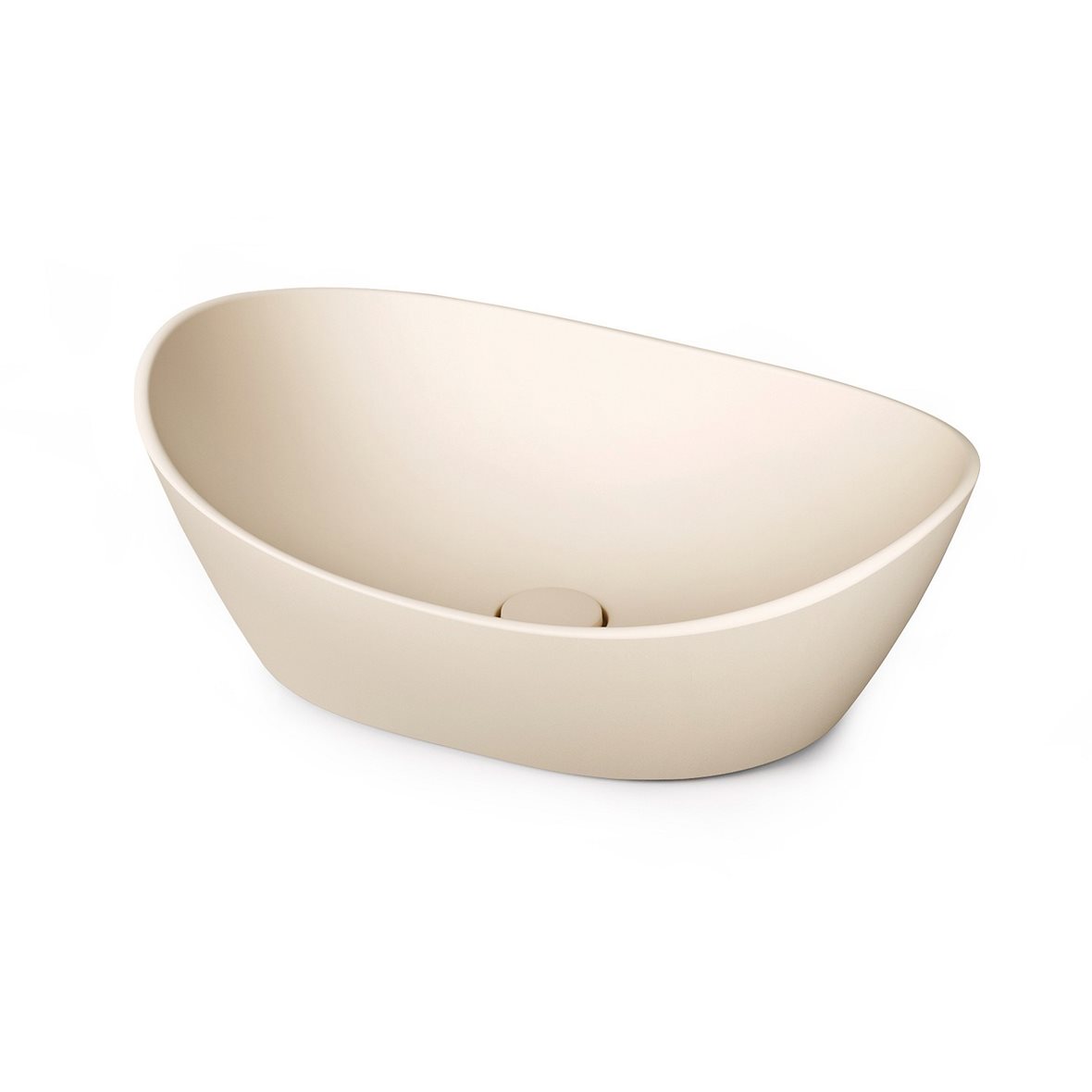 PAA Amore malja-allas 50X37X19,5 cm oyster kivikomposiitti matta beige