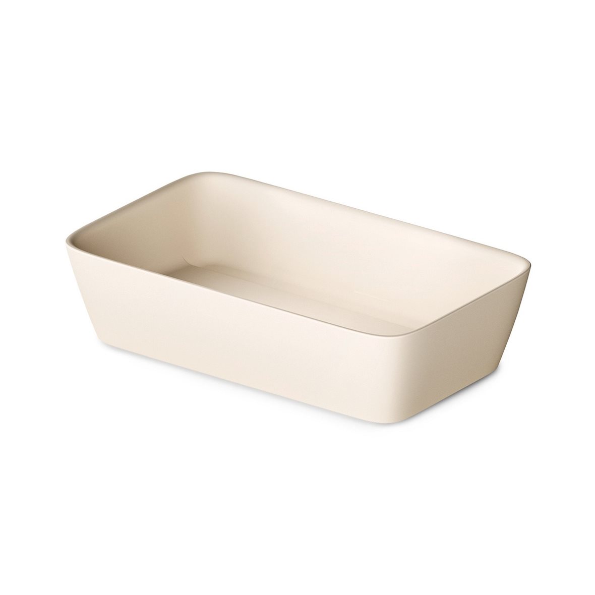 PAA Quadro malja-allas 55,5X33,5X12,5 cm oyster kivikomposiitti matta beige