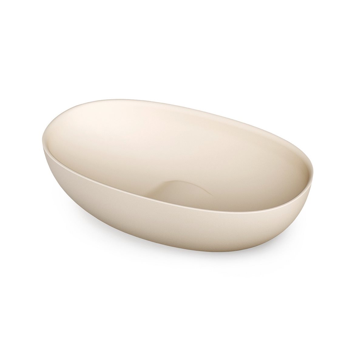 PAA Bella malja-allas 65X39X16 cm oyster kivikomposiitti matta beige