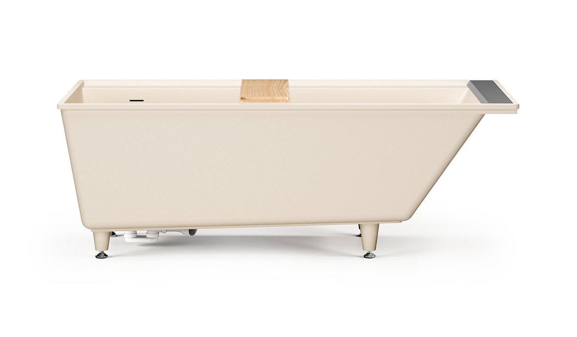 PAA Infinity kiviamme 179,5x79,5x62 cm oyster upotettava