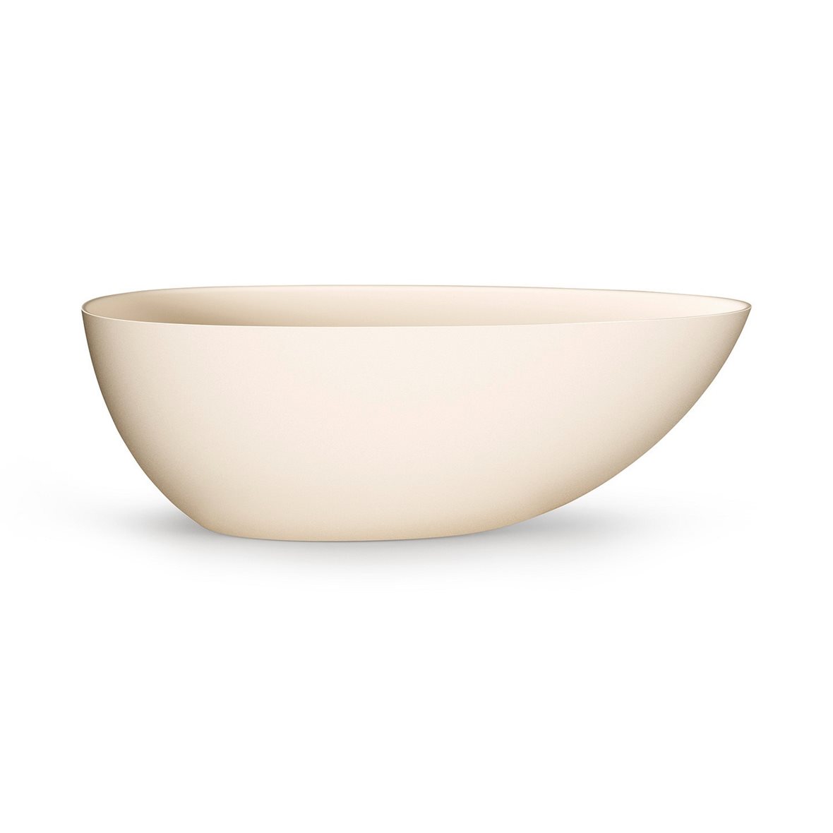 PAA Bella Ovo kiviamme 170x80x55 cm oyster vapaasti sijoitettava