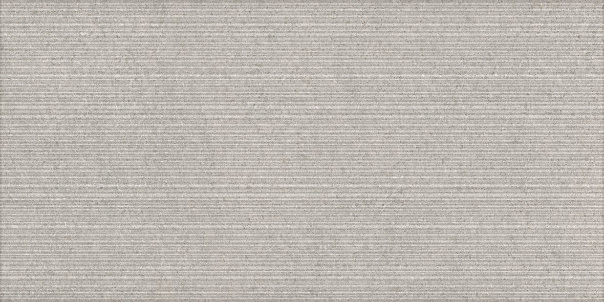 LPC Volcano Re60 Groove lasittamaton porcelanato seinälaatta 60X119,7 G01 White rihlattu matta vaalea valkoinen kivi