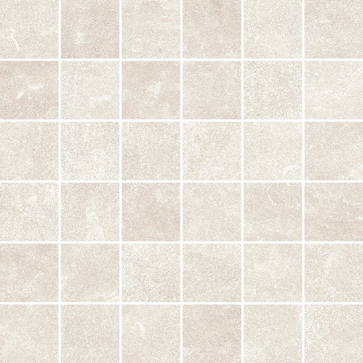 LPC Sicily Re60 lasittamaton porcelanato mosaiikki seinälaatta lattialaatta 5X5 02 Ash tasapintainen silotettu matta vaalea harmaa kivi