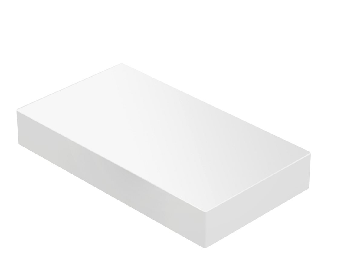 Balteco NU-series taso kalusteen päälle 40x6x22 cm valkoinen Xonyx