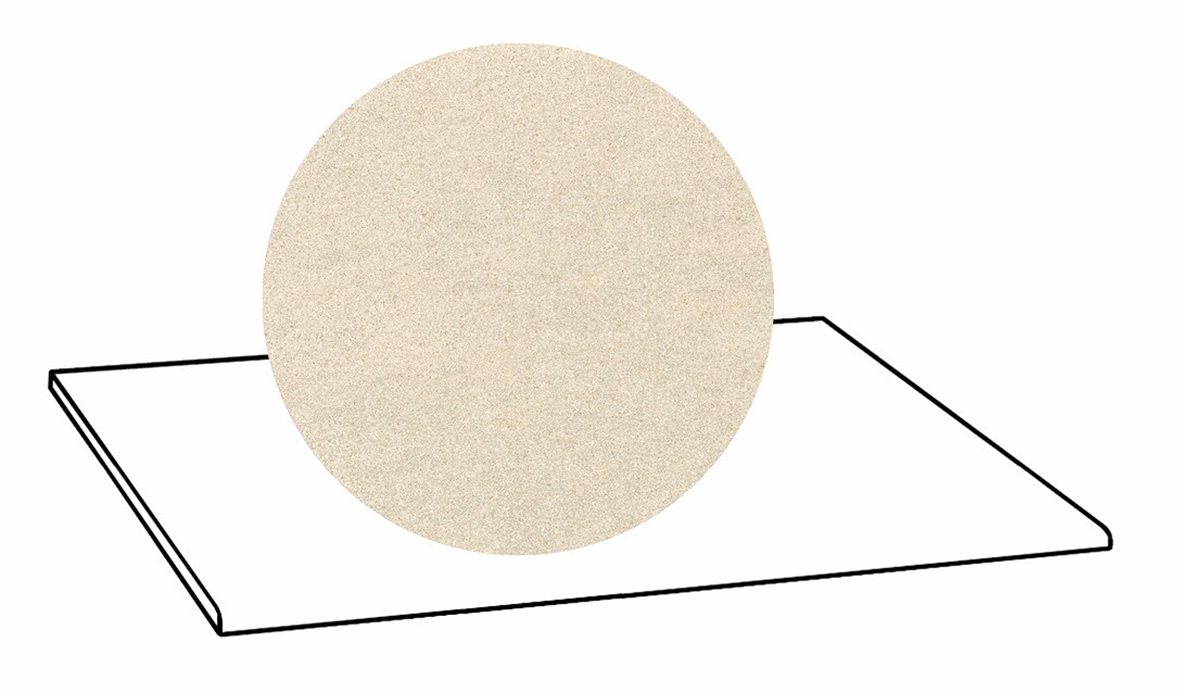 LPC Volcano Re60 lasittamaton porraslaatta A 30X60 04 Sand tasapintainen silotettu matta vaalea beige kivi