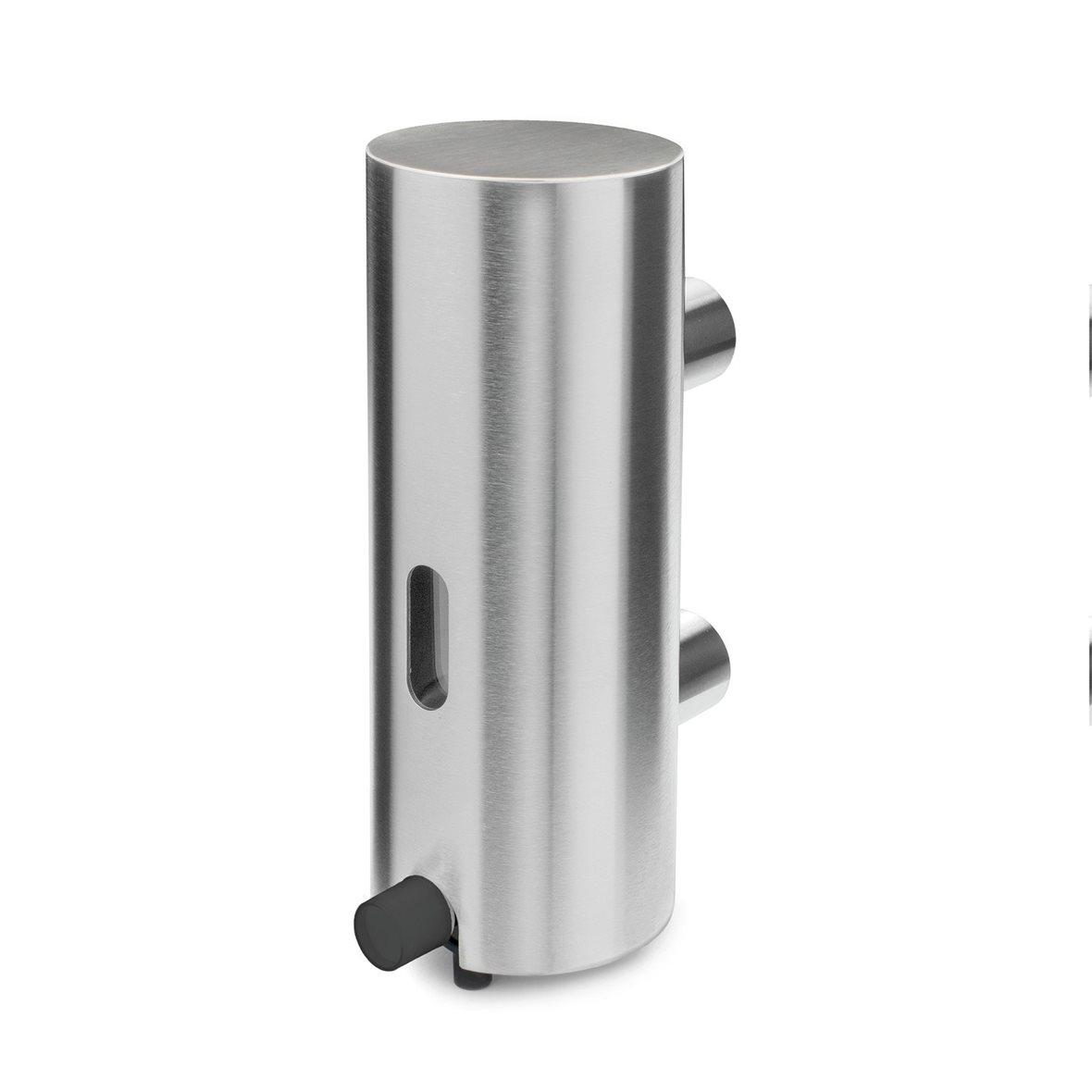 d line Knud Holscher saippua-annostelija seinään 8,5x23,2x14,3 cm haponkestävä ruostumaton teräs AISI 316 harjattu