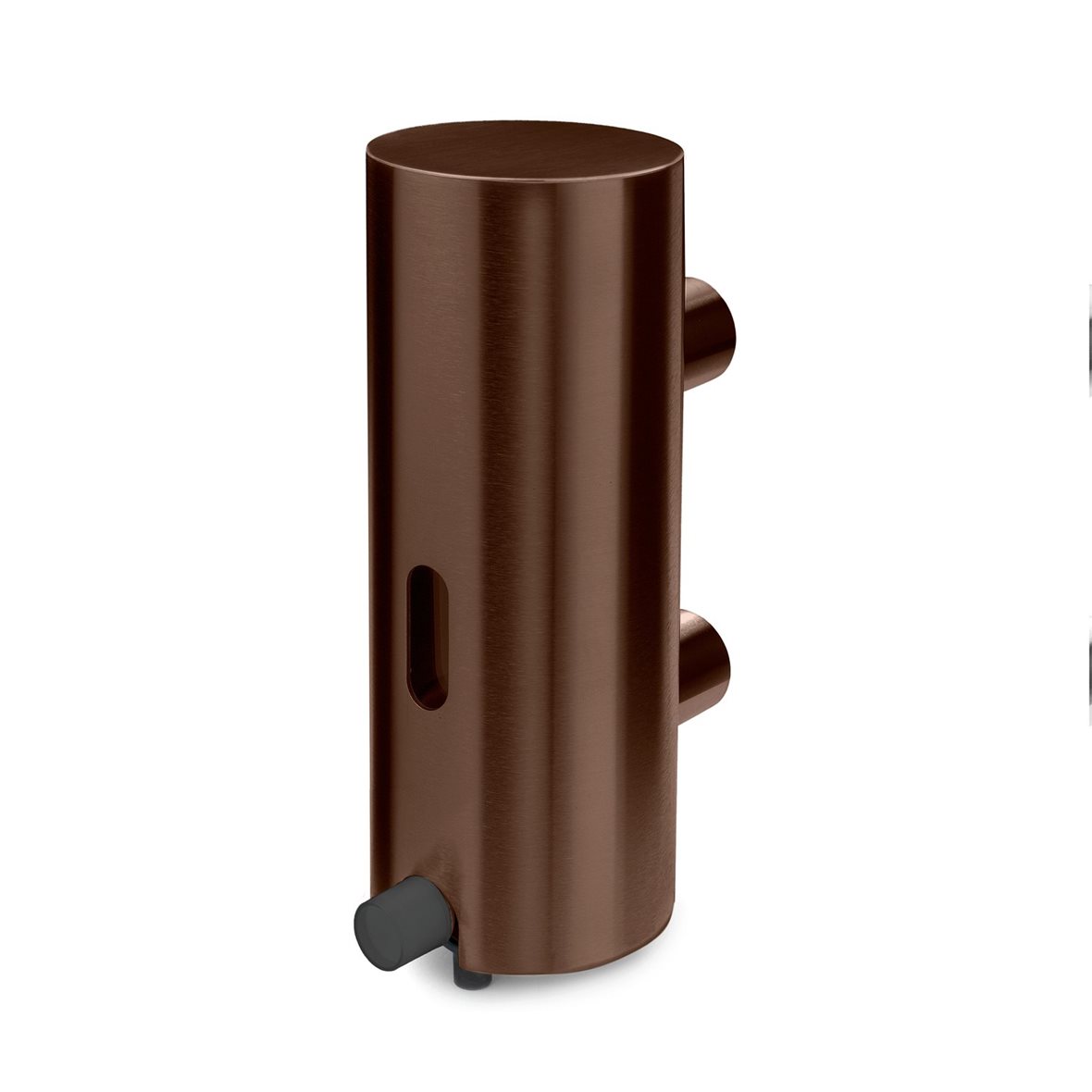 d line Knud Holscher saippua-annostelija seinään 8,5x23,2x14,3 cm haponkestävä ruostumaton teräs AISI 316 harjattu PVD pronssi