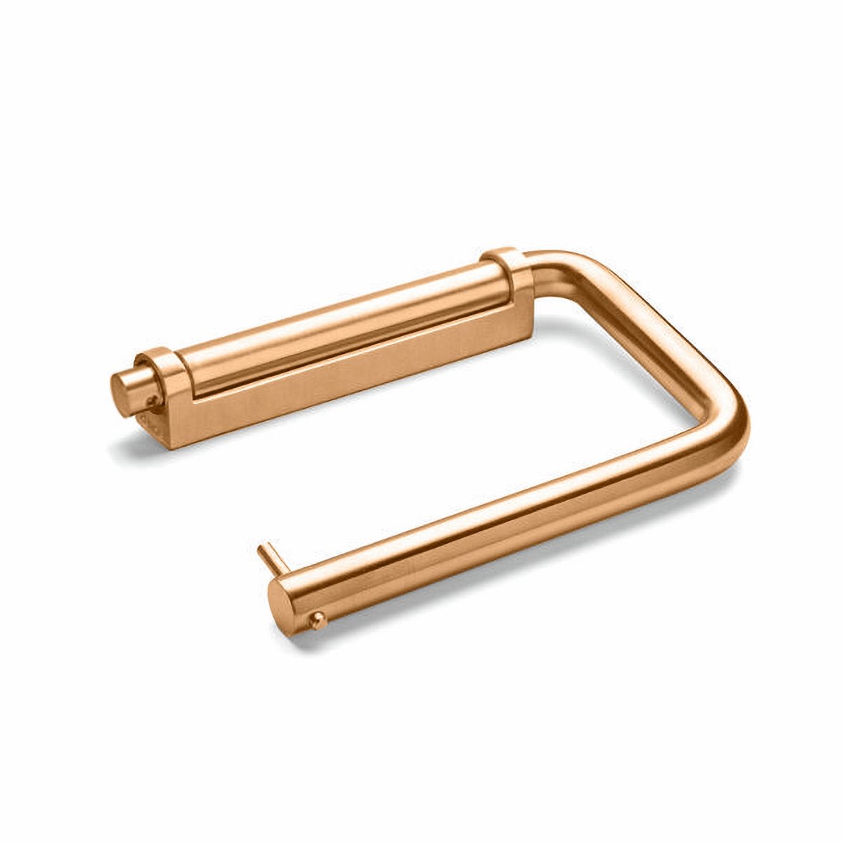 d line Knud Holscher WC-paperiteline 14,6x9,9x2,3 cm harjattu PVD kupari