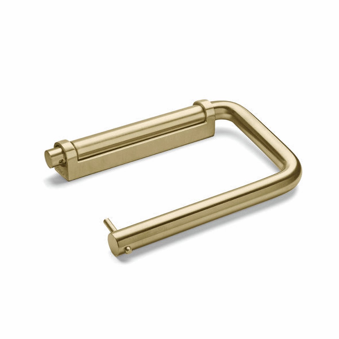 d line Knud Holscher WC-paperiteline 14,6x9,9x2,3 cm harjattu PVD messinki