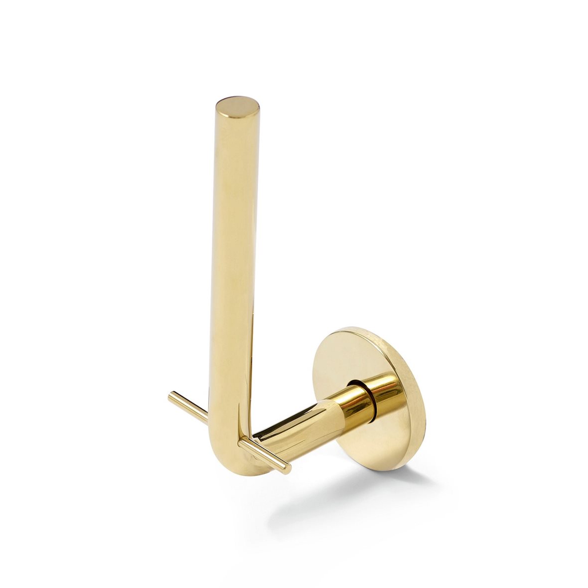 d line Knud Holscher WC-varapaperiteline 5x16x7,4 cm kiillotettu PVD messinki