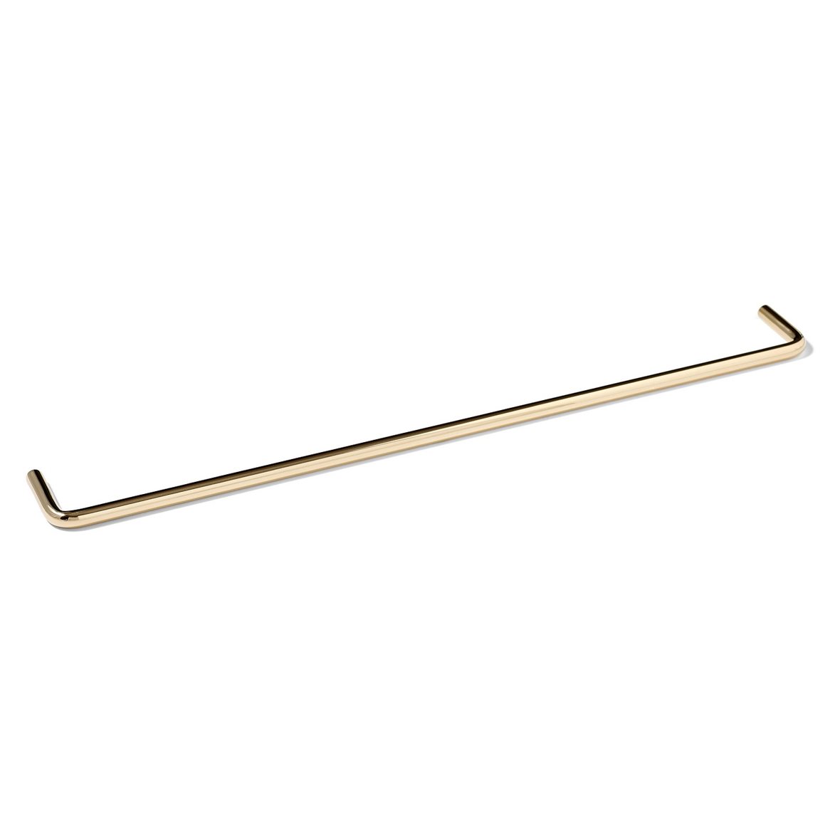 d line Knud Holscher pyyhetanko 66,4x1,4x7,5 cm haponkestävä ruostumaton teräs AISI 316 kiillotettu PVD messinki