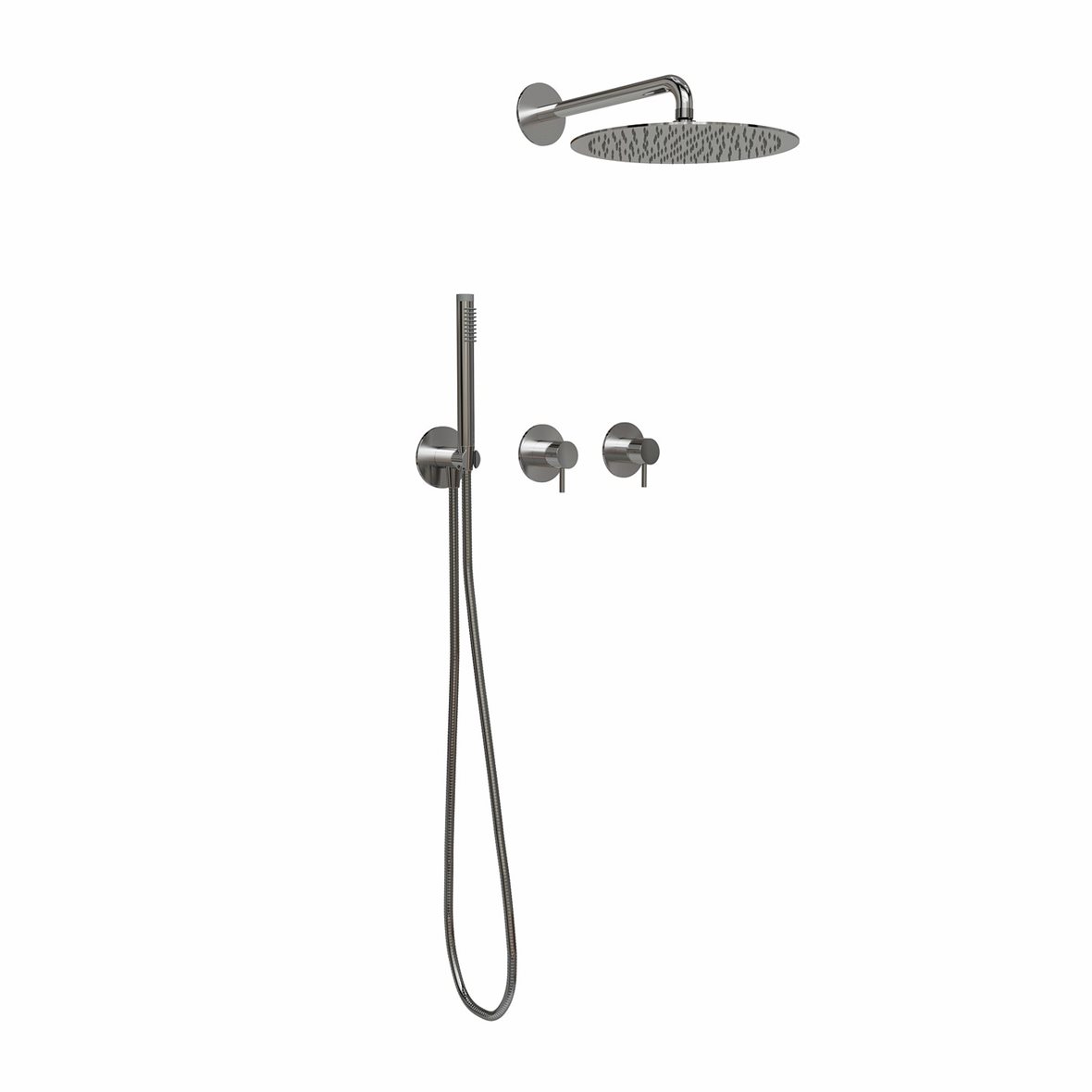 d line Qtoo piiloasennettava sadesuihkusetti kiillotettu ruostumaton teräs