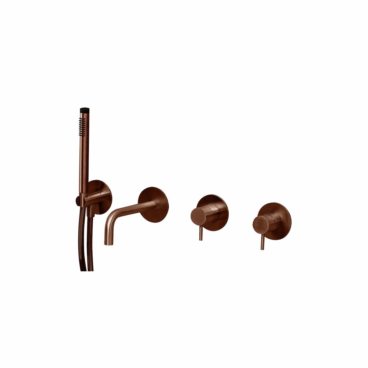 d line Qtoo piiloasennettava ammehana haponkestävä ruostumaton teräs AISI 316 harjattu PVD pronssi