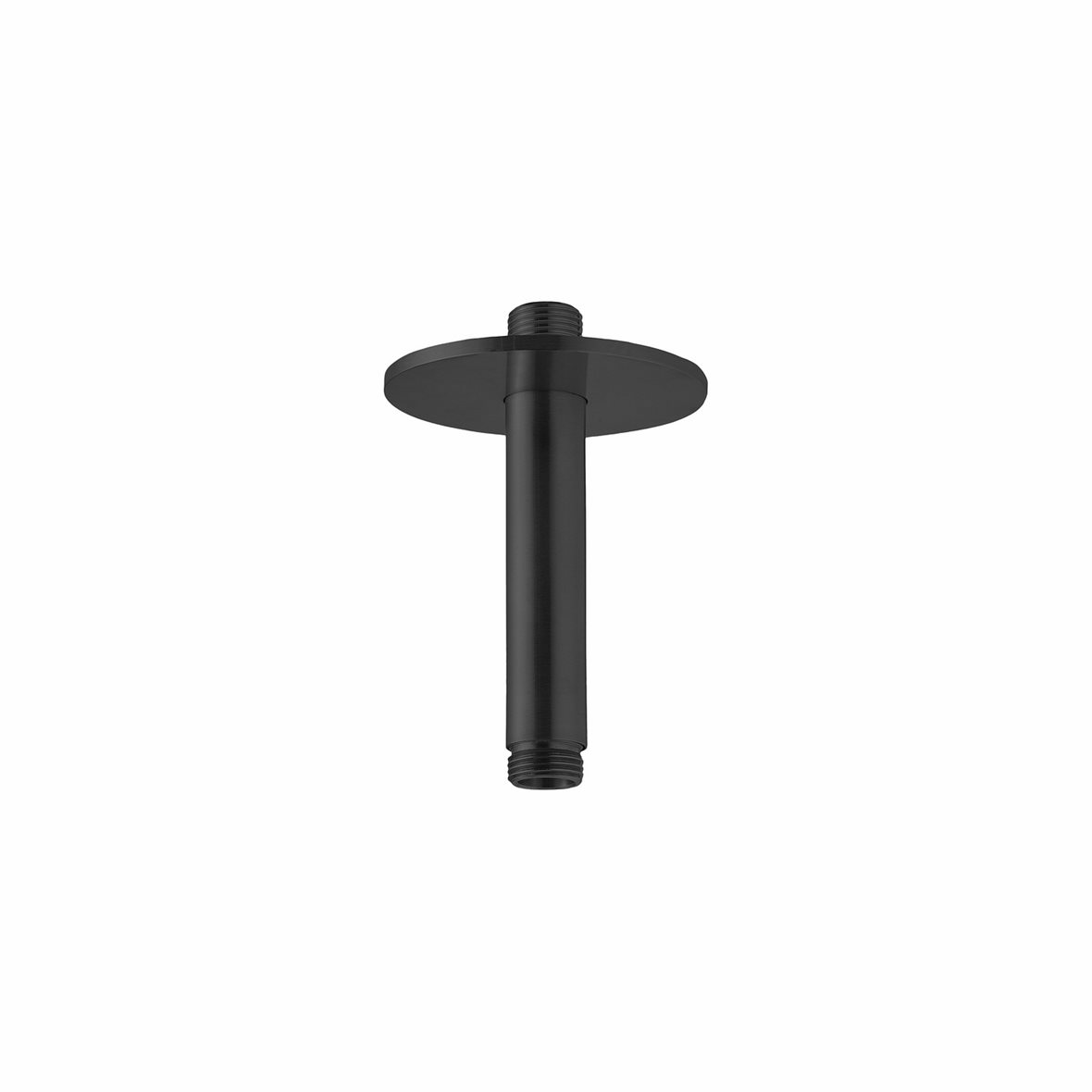 d Line Qtoo suihkuputki kattoon 10 cm haponkestävä RST AISI 316 harjattu PVD musta