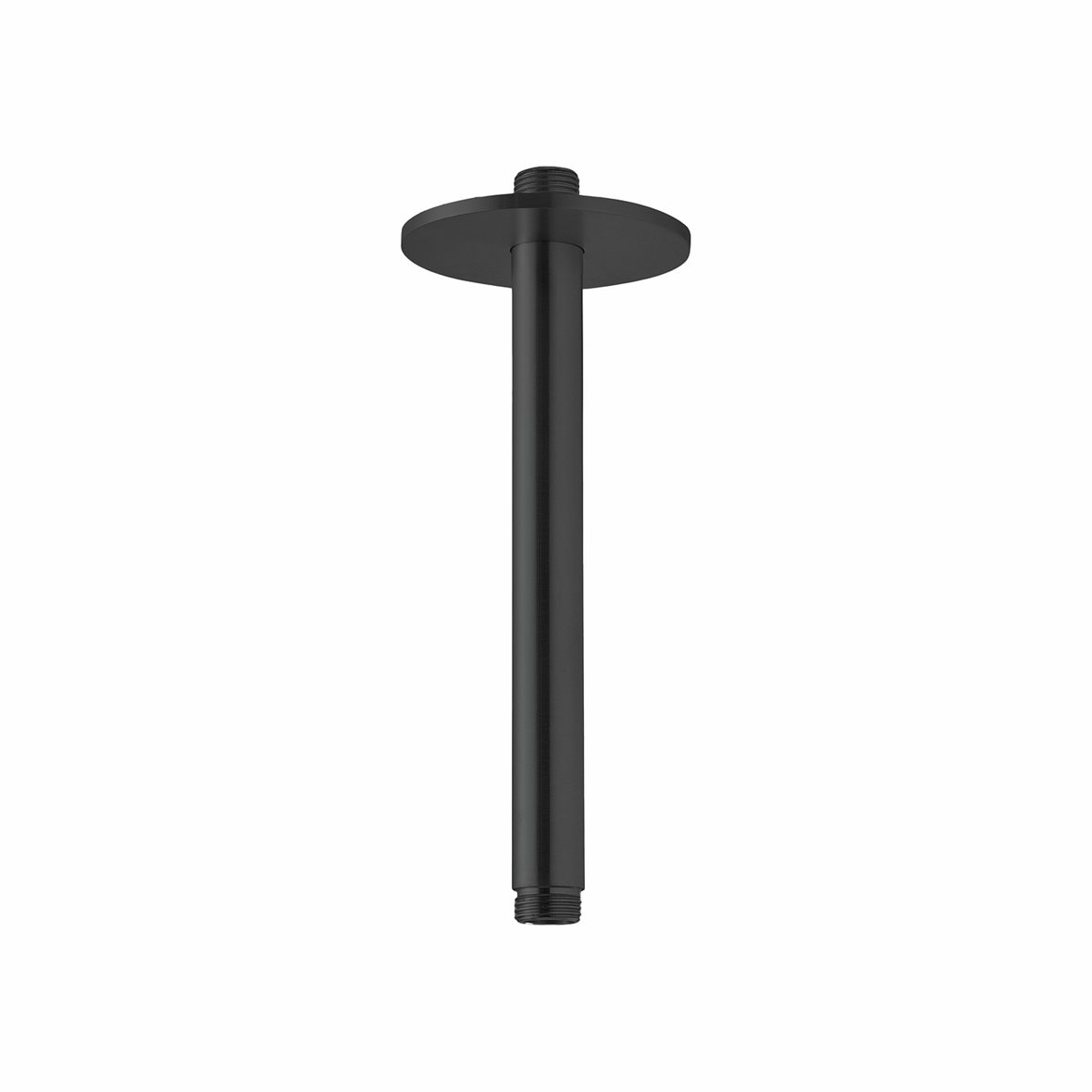 d Line Qtoo suihkuputki kattoon 20 cm haponkestävä RST AISI 316 harjattu PVD musta