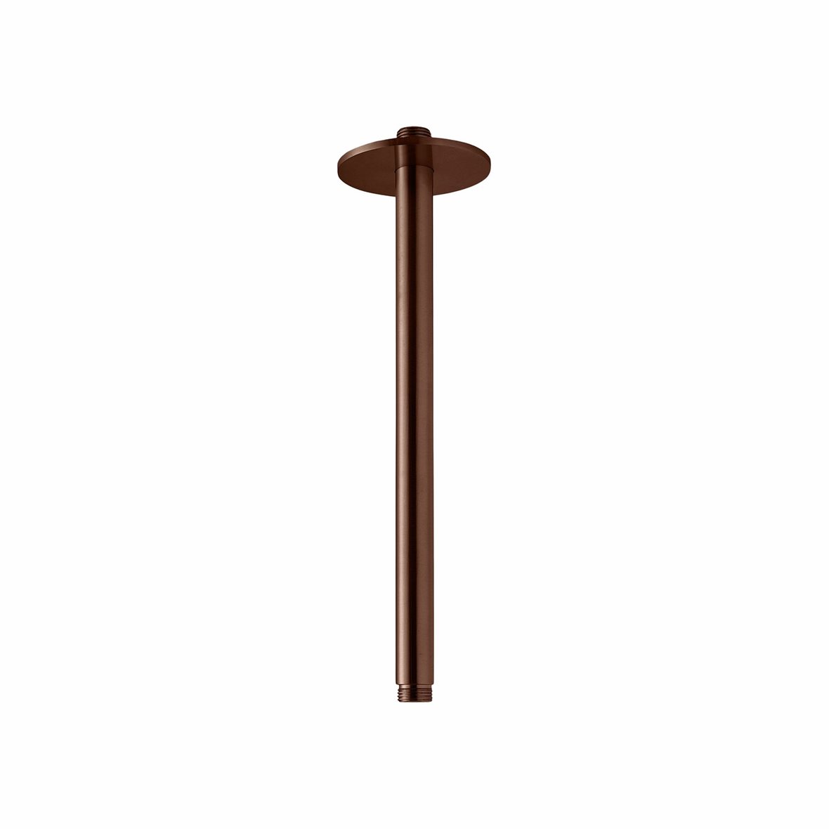 d Line Qtoo suihkuputki kattoon 30 cm haponkestävä RST AISI 316 harjattu PVD pronssi