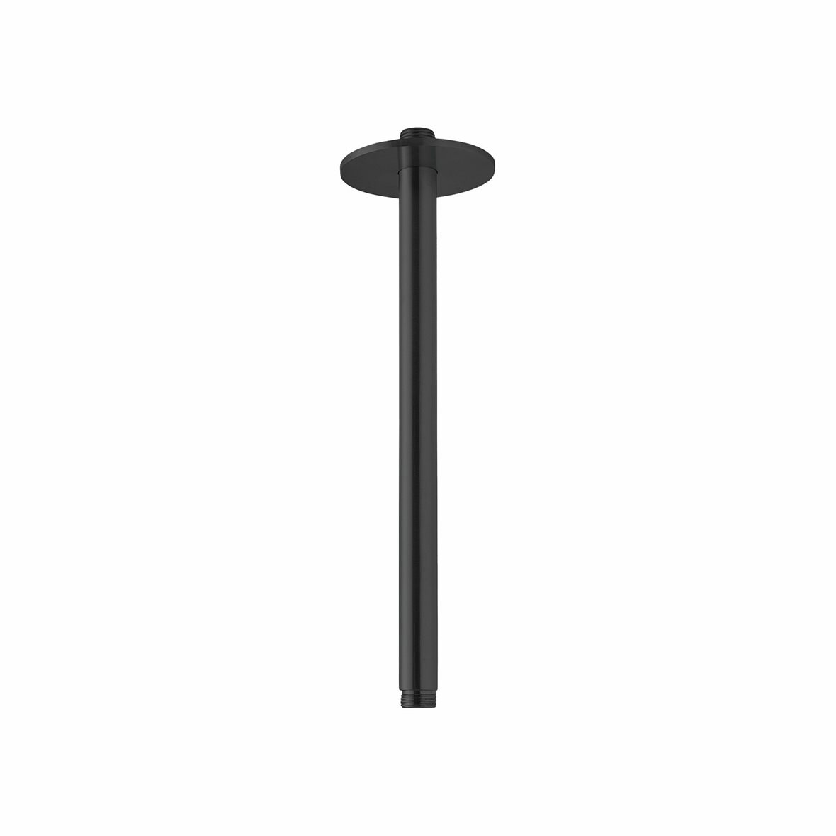 d Line Qtoo suihkuputki kattoon 30 cm haponkestävä RST AISI 316 harjattu PVD musta