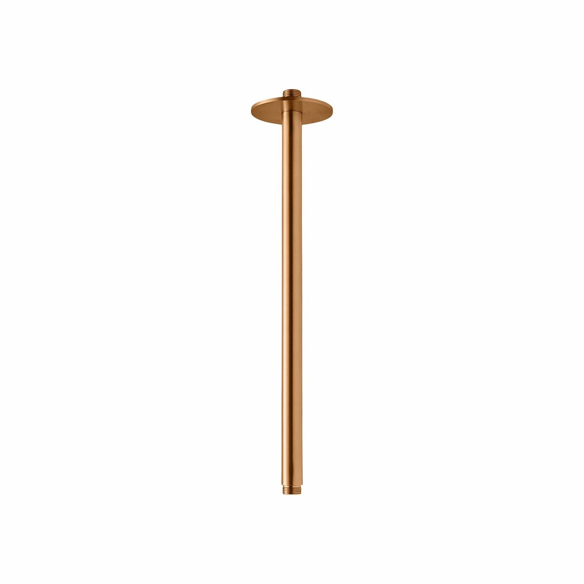 d Line Qtoo suihkuputki kattoon 40 cm haponkestävä RST AISI 316 harjattu PVD kupari