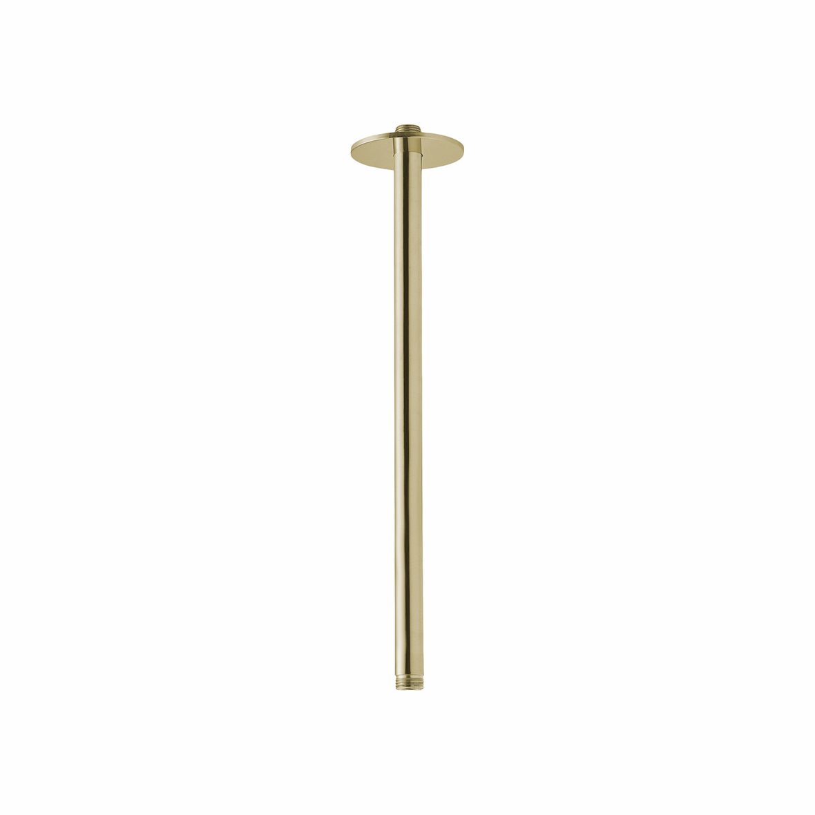 d Line Qtoo suihkuputki kattoon 40 cm haponkestävä RST AISI 316 kiillotettu PVD messinki