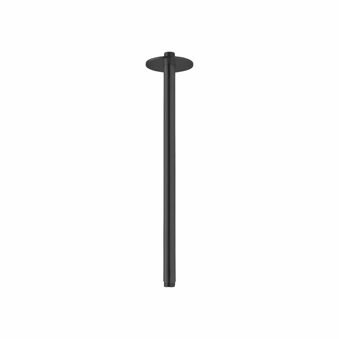 d Line Qtoo suihkuputki kattoon 40 cm haponkestävä RST AISI 316 harjattu PVD musta