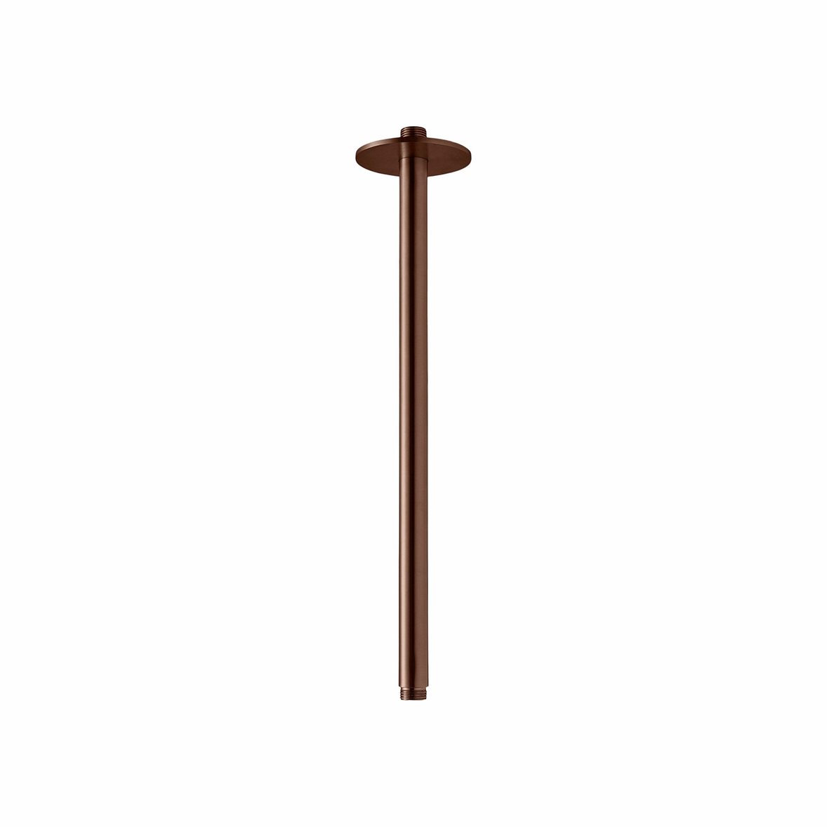 d Line Qtoo suihkuputki kattoon 40 cm haponkestävä RST AISI 316 harjattu PVD pronssi