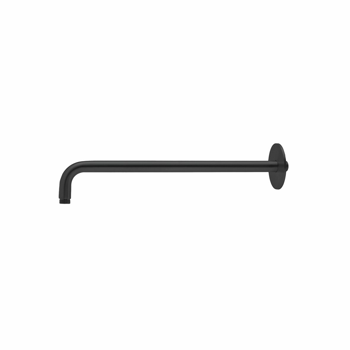 d line Qtoo suihkuputki seinään 40 cm haponkestävä ruostumaton teräs AISI 316 harjattu PVD musta