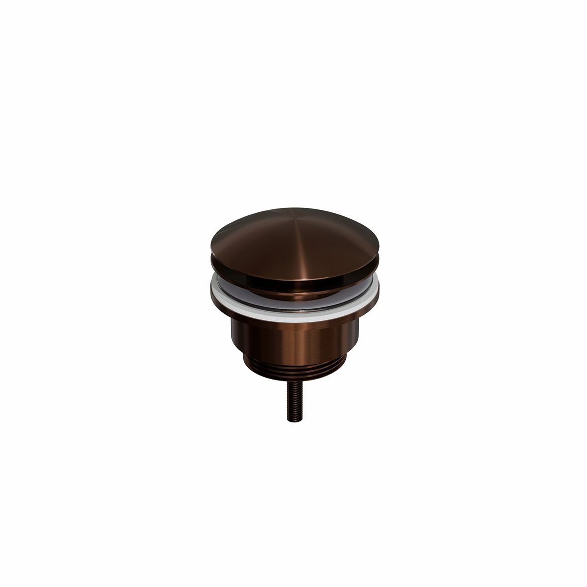 d line Qtoo pohjaventtiili push-open haponkestävä ruostumaton teräs AISI 316 harjattu PVD pronssi 10,9x6,5x6,5 cm