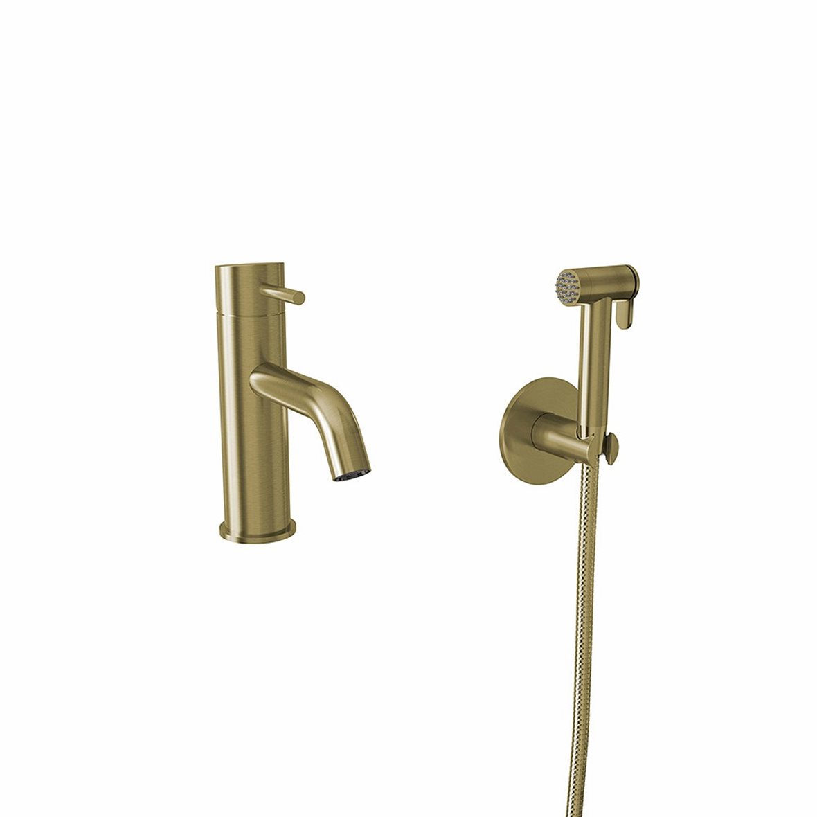 d line Qtoo pesuallashana bideellä matta PVD messinki