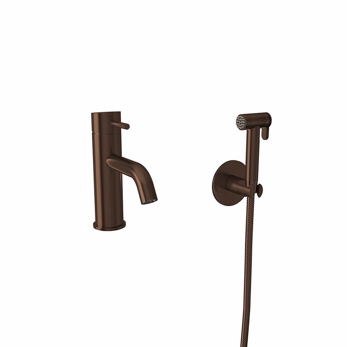 d line Qtoo pesuallashana bideellä haponkestävä ruostumaton teräs AISI 316 harjattu PVD pronssi