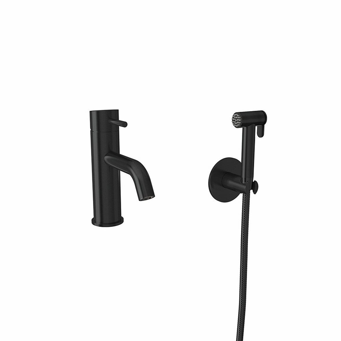 d line Qtoo pesuallashana bideellä matta PVD musta