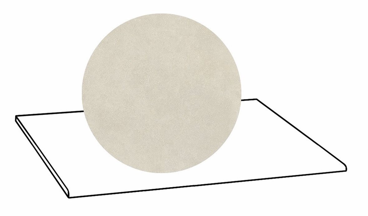 LPC Cemento Re60 lasittamaton porraslaatta 30X60 01 Powder tasapintainen matta valkoinen betoni