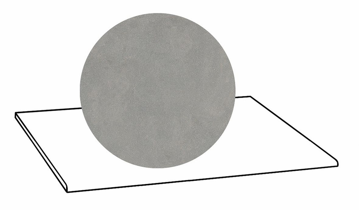 LPC Cemento Re60 lasittamaton porraslaatta 30X60 05 Grey tasapintainen matta harmaa betoni