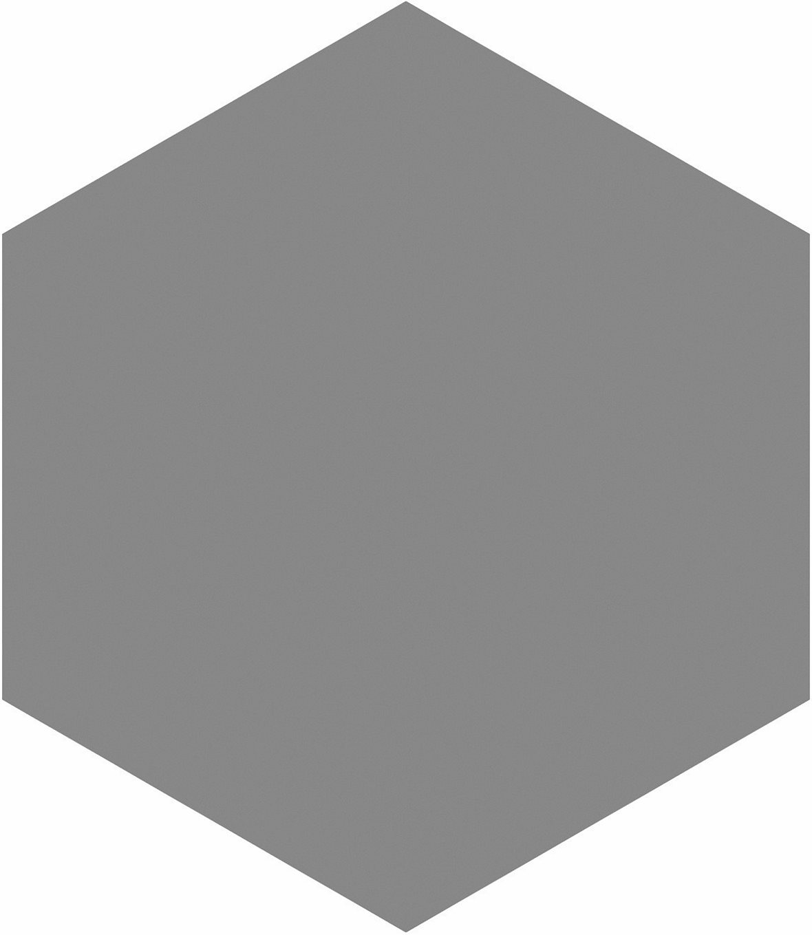 LPC P21 lasittamaton porcelanato seinälaatta lattialaatta ulkolaatta 9,7x11,2 Uni Estanho PGHK122 tasapintainen matta 6-kulmainen keskitumma harmaa yk
