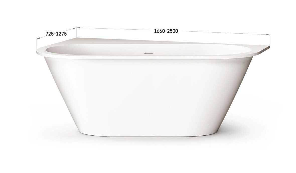 PAA Deco Shape kiviamme mittatilaus 166-180x72,5-85x63 cm matta valinnainen väri