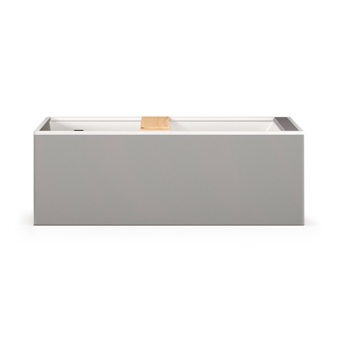 PAA Infinity kiviamme 79,5x179,5x62 cm mattavalkoinen mattaharmaa vapaasti sijoitettava