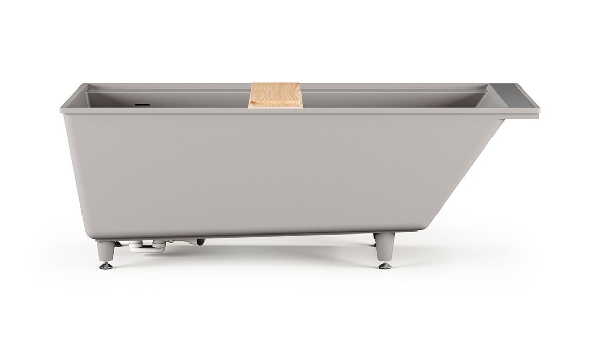 PAA Infinity kiviamme 179,5x79,5x62 cm mattaharmaa upotettava