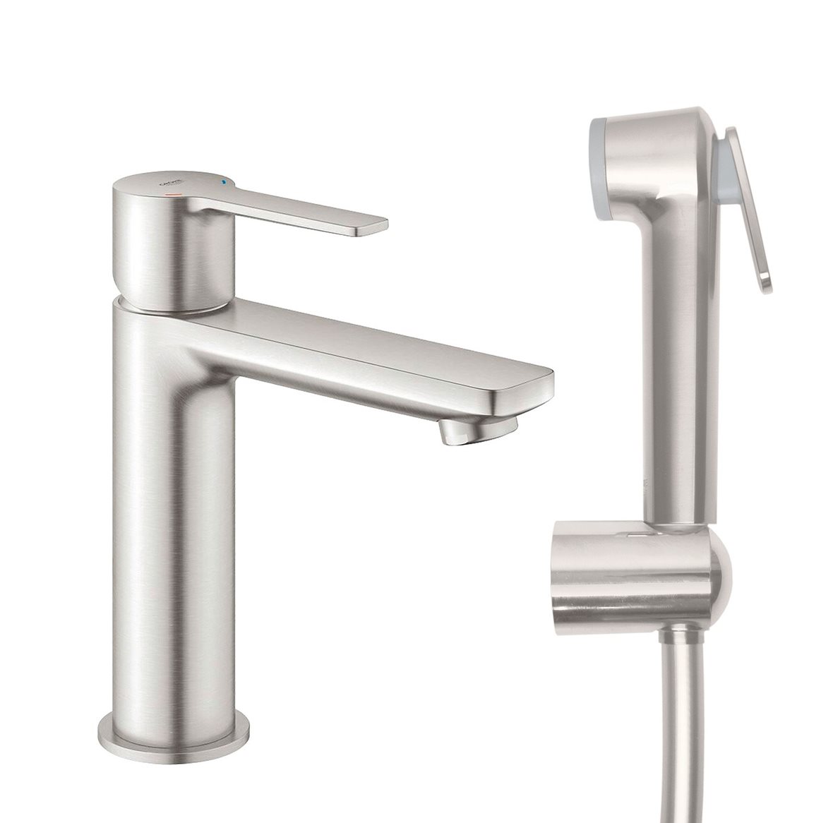 GROHE Lineare S pesuallashana supersteel bideellä