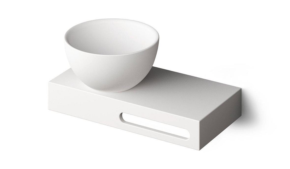 PAA Do taso kalusteen päälle 40x17,8x20 cm mattavalkoinen