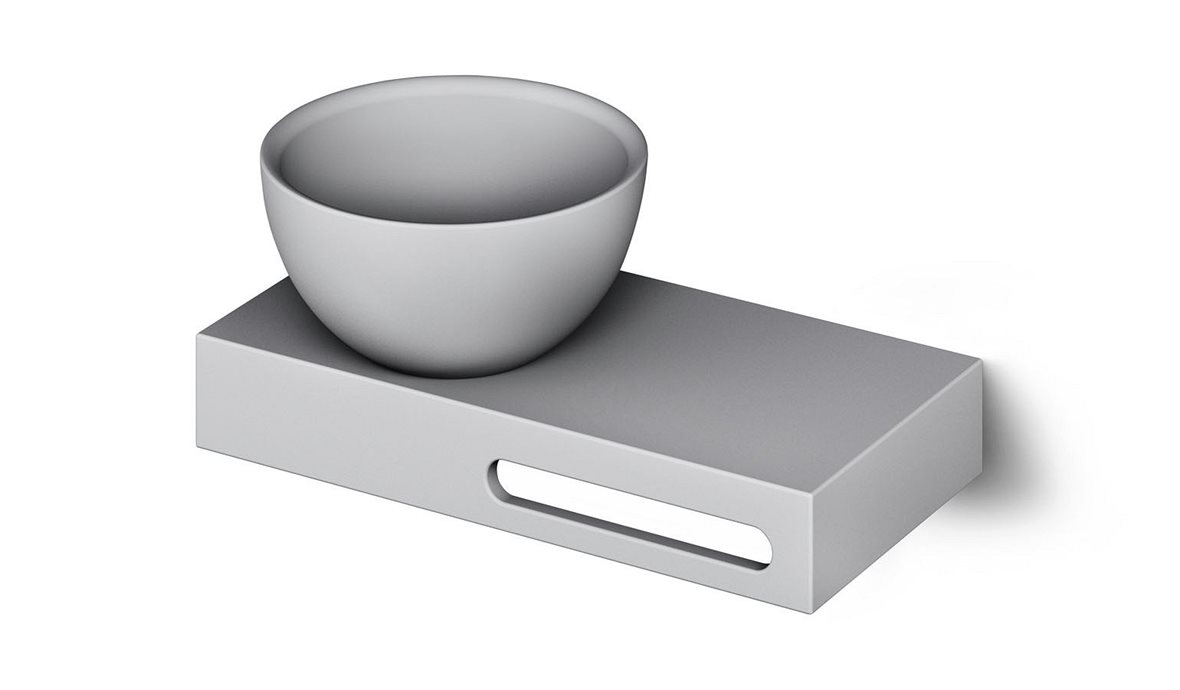 PAA Do taso kalusteen päälle 40x17,8x20 cm mattaharmaa