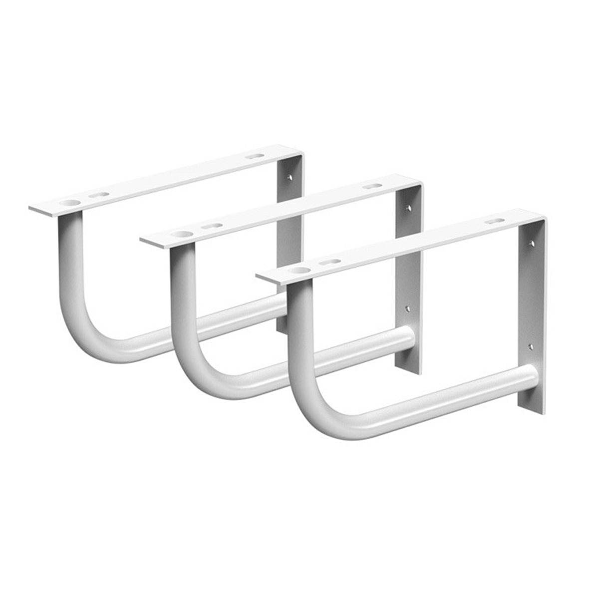 PAA Beta Duo altaan kannatin pyöristetty valkoinen 3 kpl