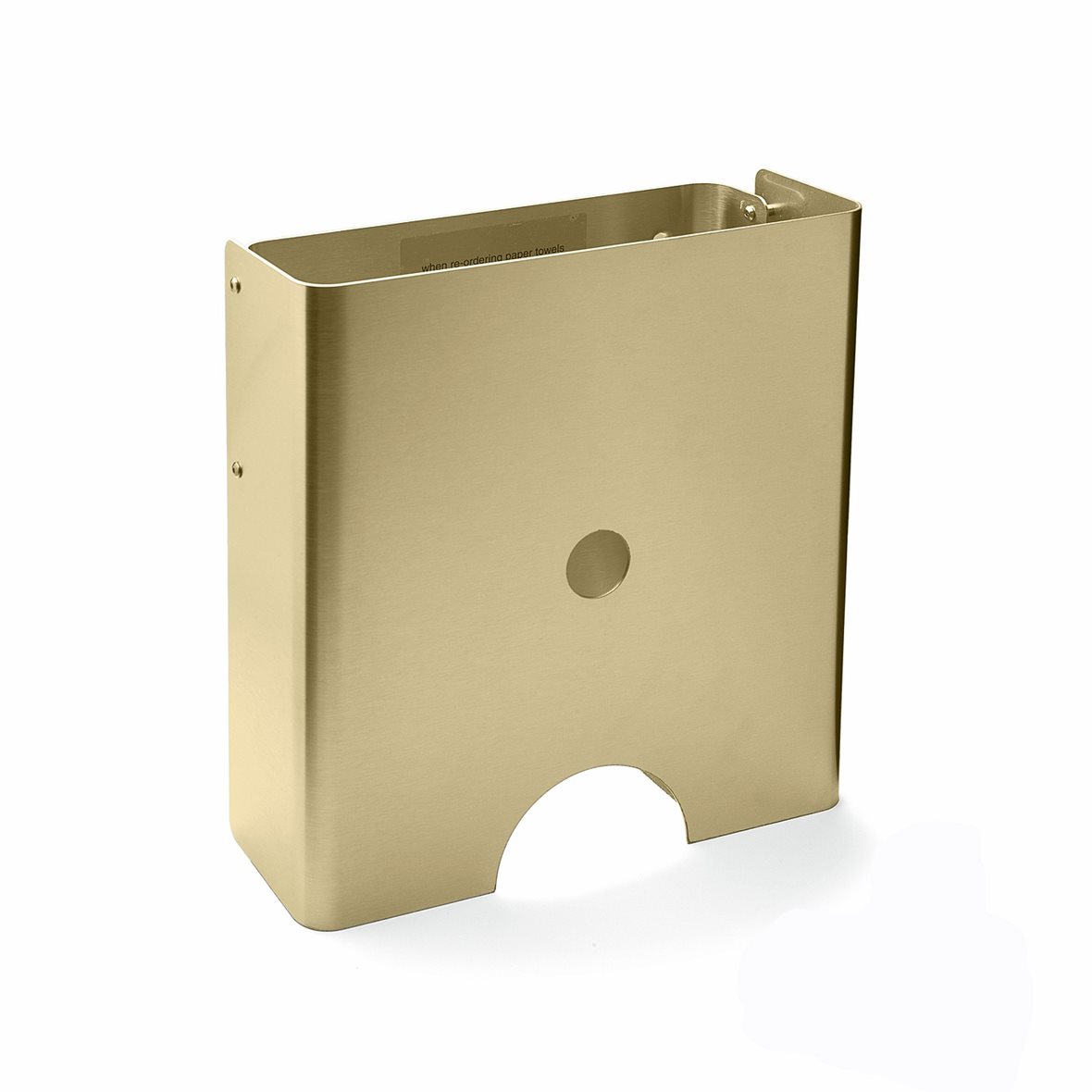 d line Knud Holscher paperiannostelija 28,9x30x11,3 cm matta PVD messinki