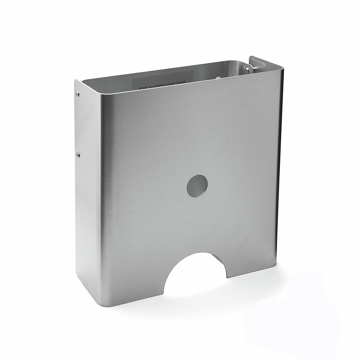 d line Knud Holscher paperiannostelija 28,9x30x11,3 cm matta ruostumaton teräs