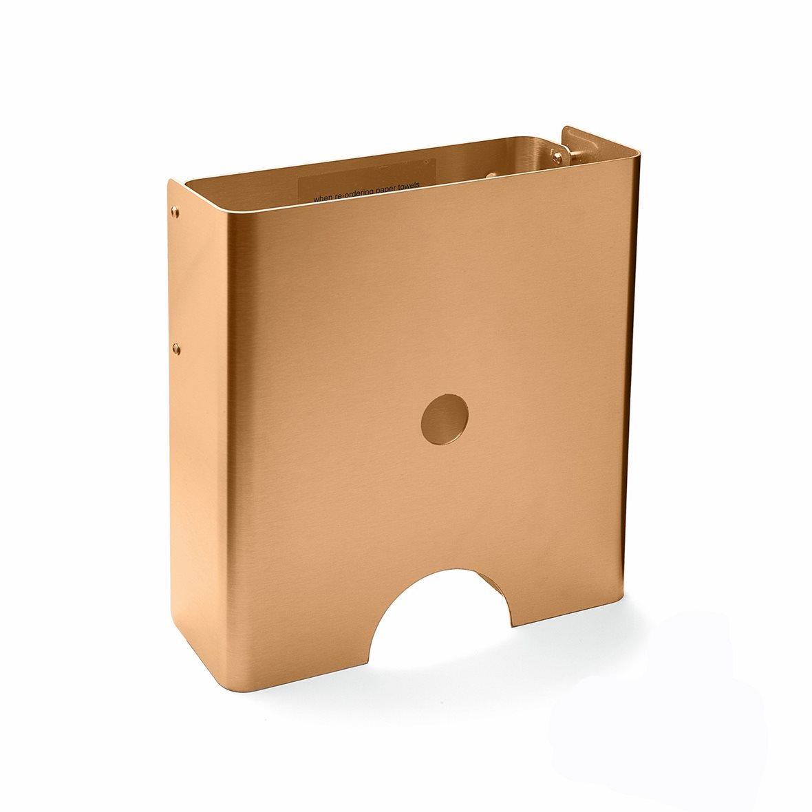 d line Knud Holscher paperiannostelija 28,9x30x11,3 cm harjattu PVD kupari