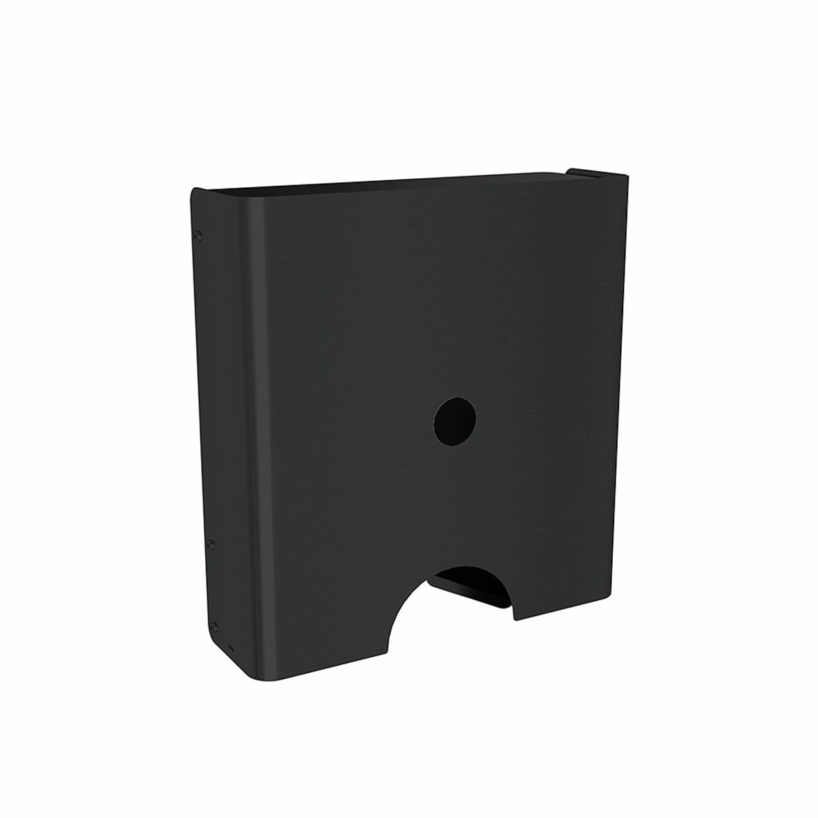 d line Knud Holscher paperiannostelija 28,9x30x11,3 cm matta PVD musta