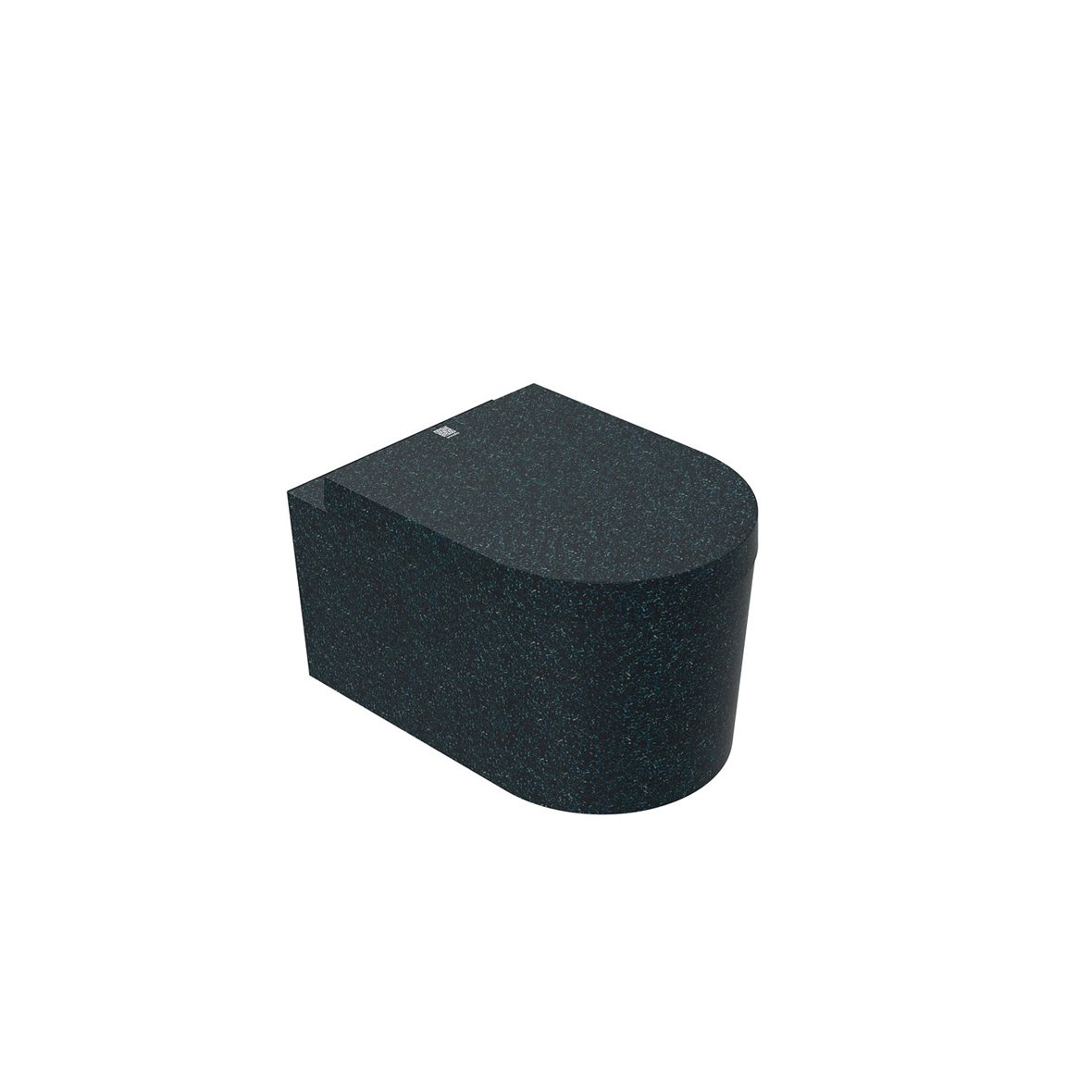 Woodio Block WC-istuin seinään 542 rimless istuinkansi vaimennuksella puukomposiitti Arctic