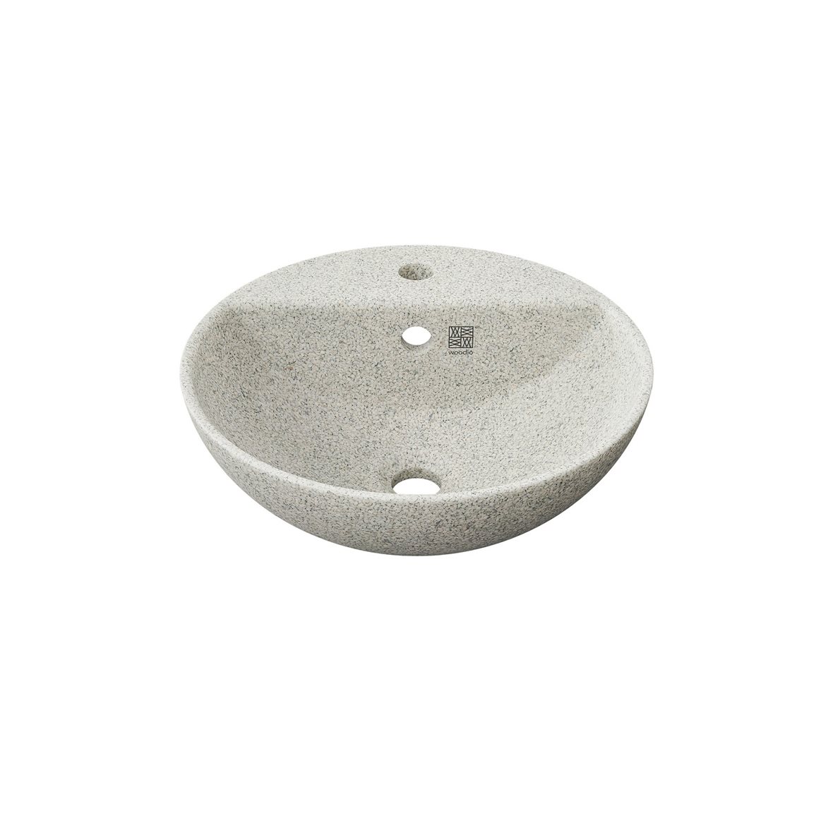 Woodio Soft malja-allas 40X40X15,3 cm Linen matta harmaa